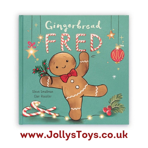 Jellycat 'Gingerbread Fred' Story Book